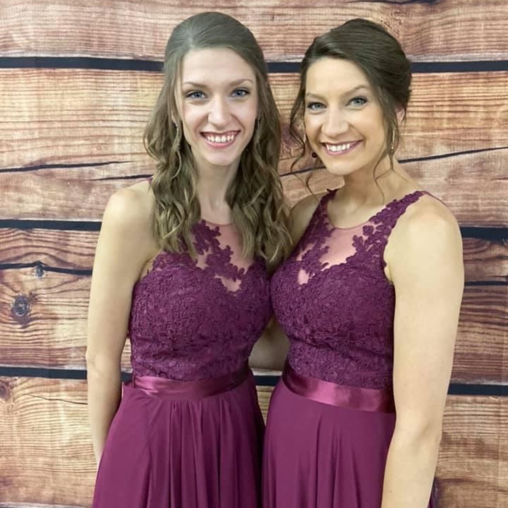 Plum Bridesmaid Dress Ashley & Justin